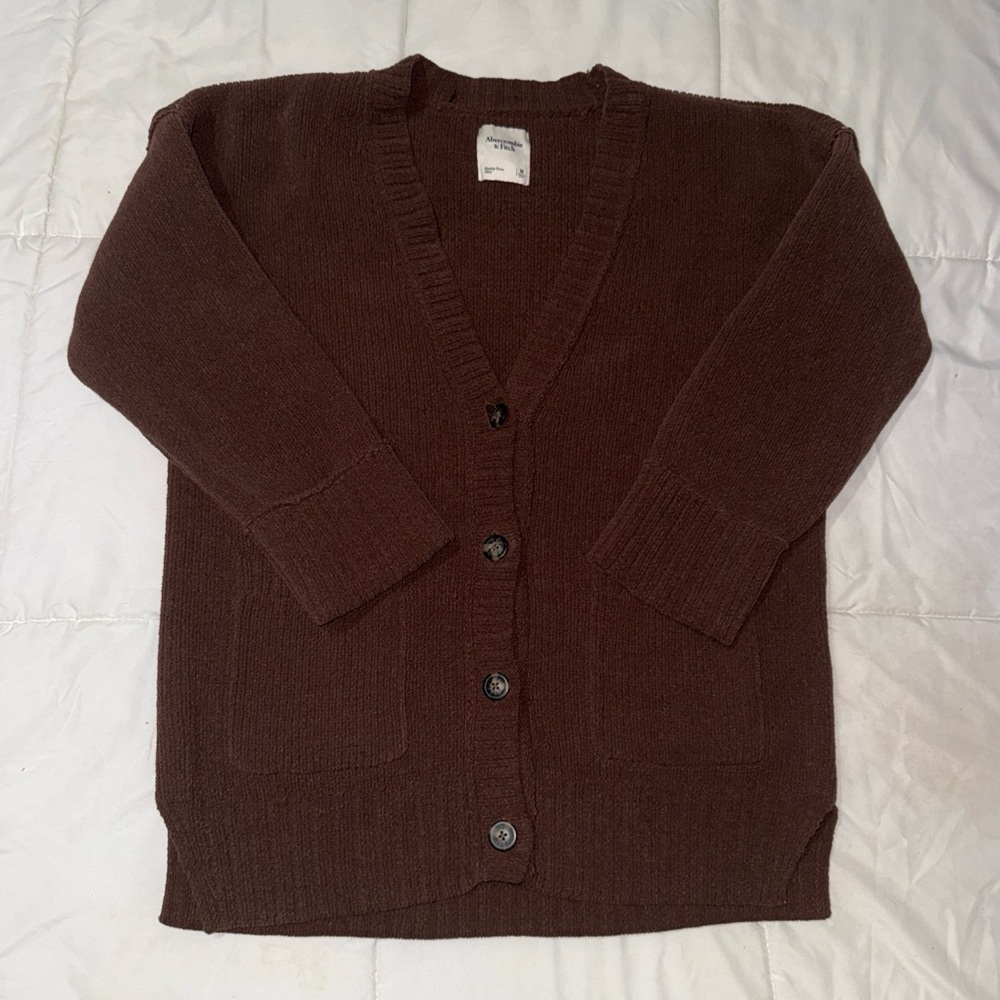 Abercrombie & Fitch Chocolate Brown Women's Cardigan